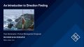 Webinar: An Introduction to Direction Finding