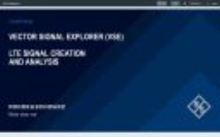 Cloud4Testing - Vector signal explorer LTE