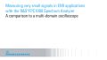 Measuring very small signals in EMI applications with the R&S®FPC1000 spectrum analyzers