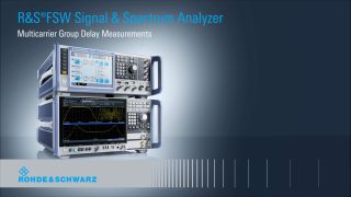 Multi carrier group delay measurements