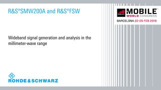 Wideband signal generation and analysis