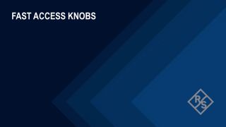 How to configure fast access knobs on the FSWX