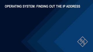 How to find the FSWX IP Address