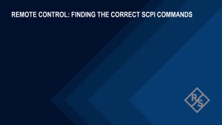 How to identify SCPI commands on the FSWX