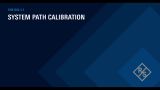 System path calibration 