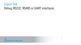 Debug RS232, RS485 or UART interfaces