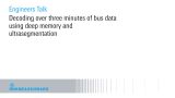 Decoding over three minutes of bus data using deep memory and ultrasegmentation