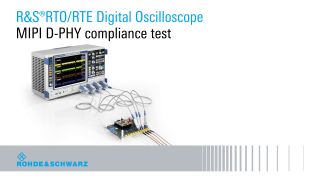 MIPI D-PHY compliance test