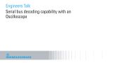 Serial bus decoding capability with an Oscilloscope