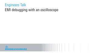 EMI debugging with an oscilloscope