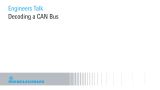 Decoding a CAN Bus