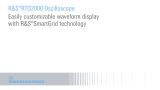Easily customizable waveform display with R&S®SmartGrid technology