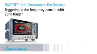 Triggering in frequency domain with zone trigger
