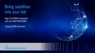 High-End GNSS Simulation with the R&S®SMW200A High-End GNSS Simulation with the R&S®SMW200A