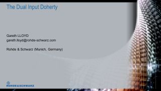 The dual input Doherty webinar