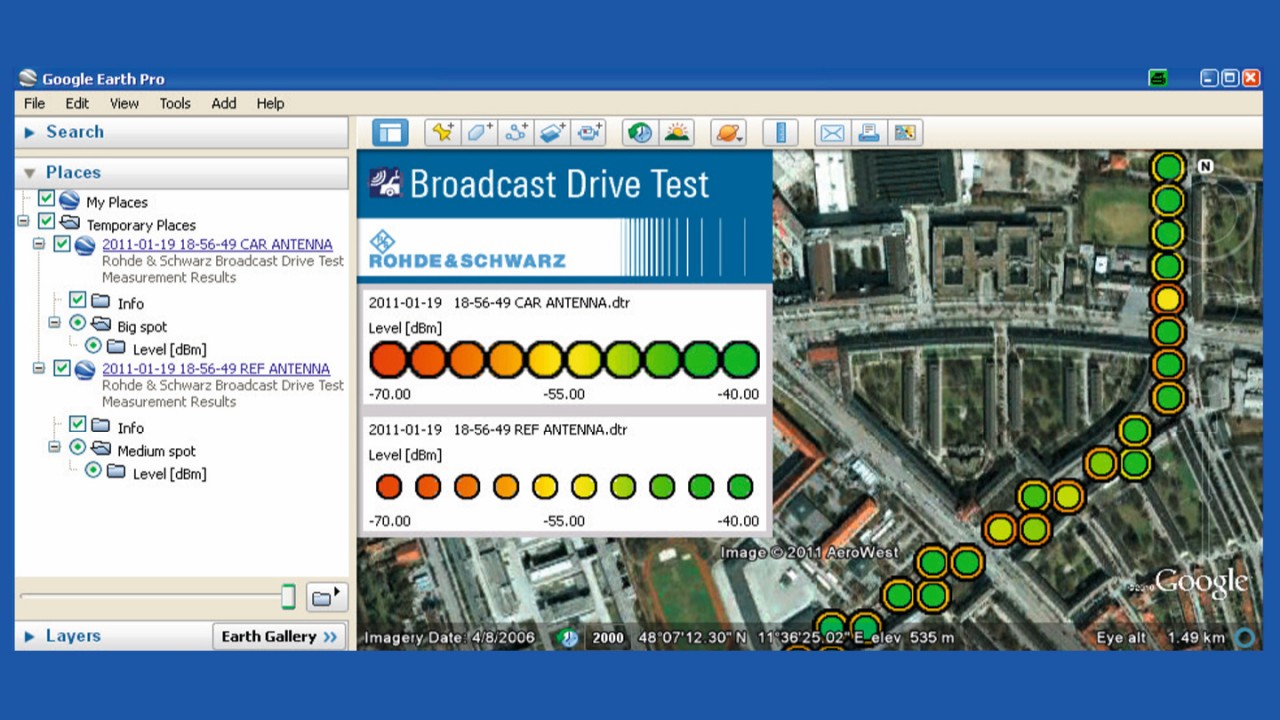 BCDRIVE 广播电视路测软件