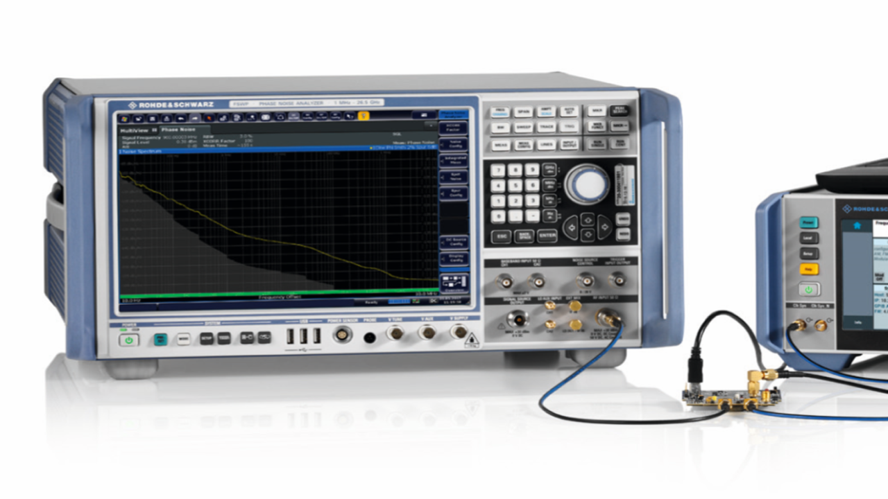 使用 R&S®FSWP 测量时钟源的相位噪声和抖动。