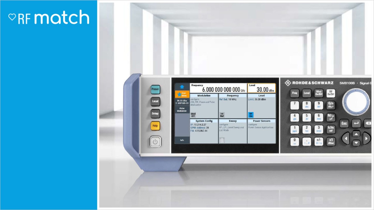 Rohde-Schwarz-Signal-Generator-RFMatch-SMB100B Rohde-Schwarz-Signal-Generator-RFMatch-SMB100B