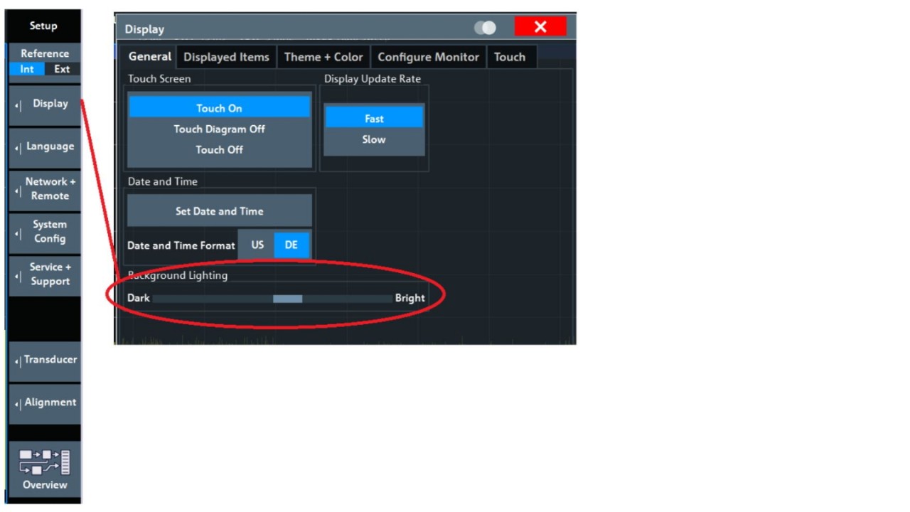 FAQ Adjust the display brightness of the screen of the FPL