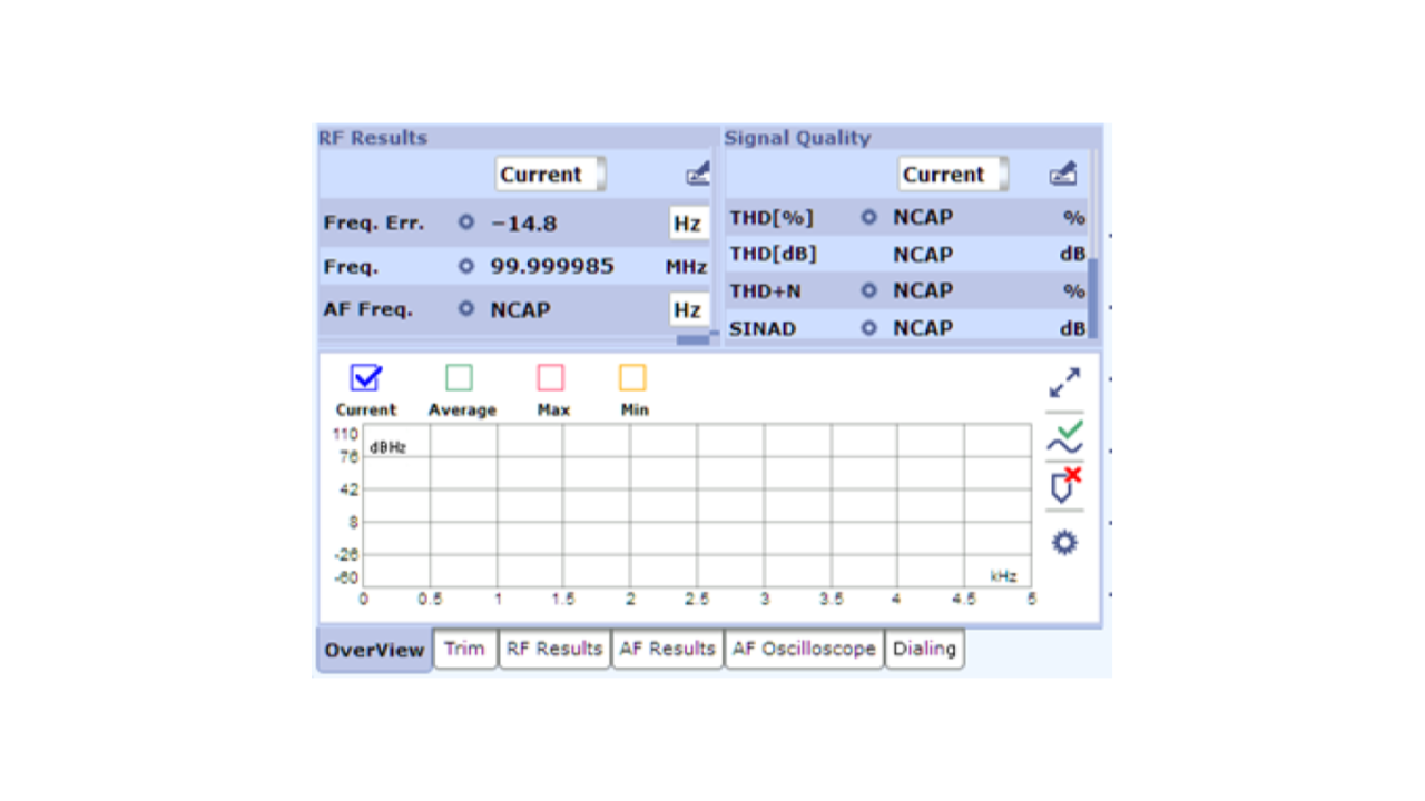 CMA180 - No detection of audio in the analyzer