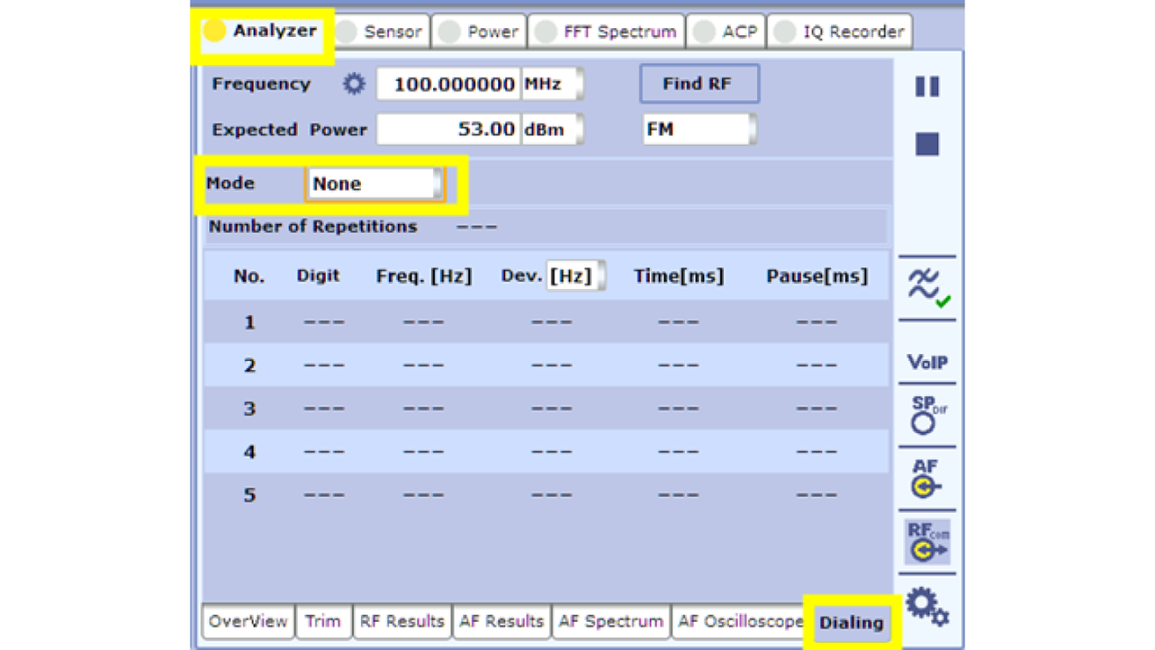 CMA180 - No detection of audio in the analyzer