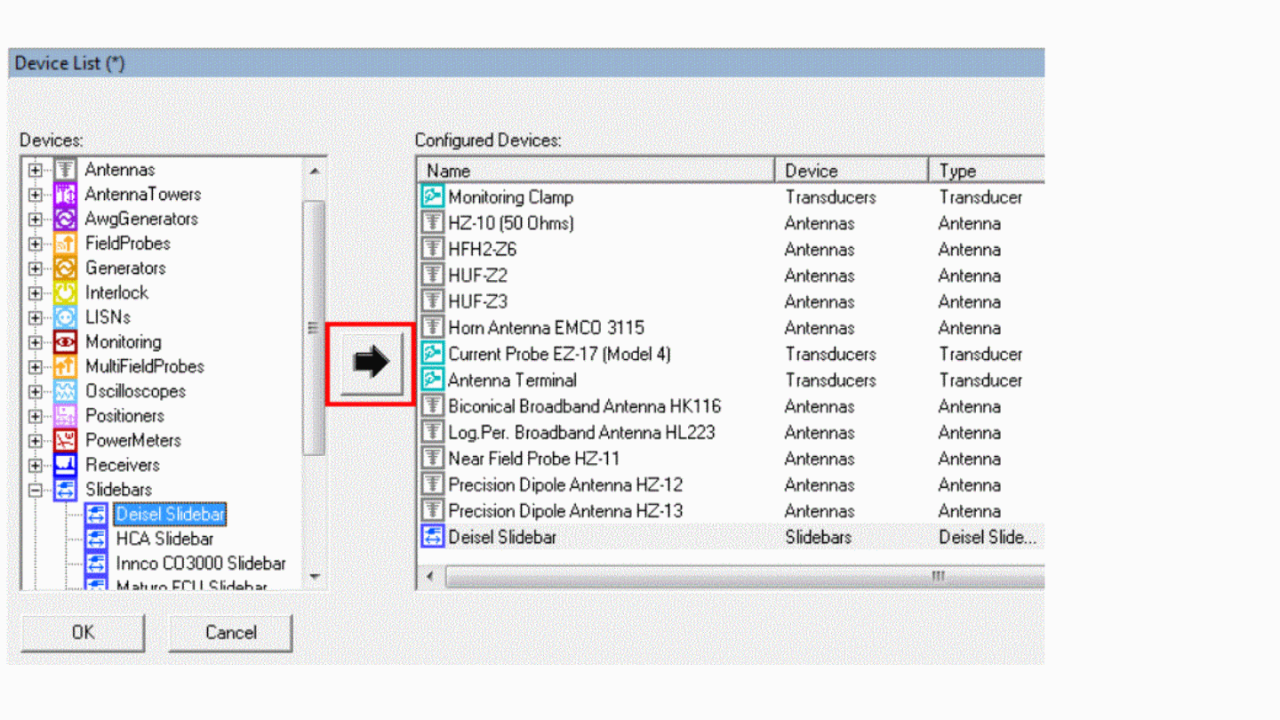 FAQ Control slidebar from EMC32 - screen 1