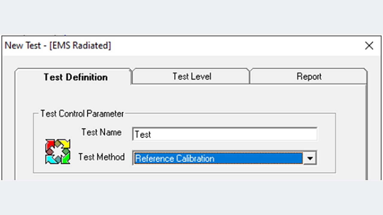 Reference calibration test