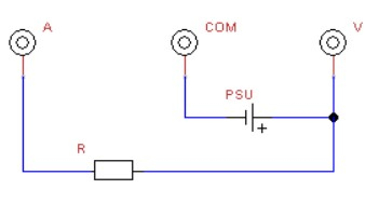Display current and voltage measurement at the same time - PSU