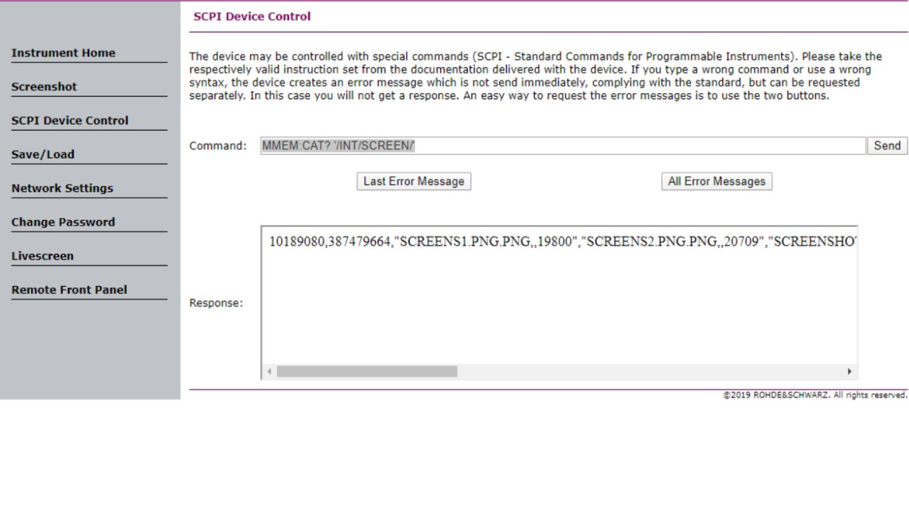 How can I copy the screen shots from the internal memory to an USB stick?