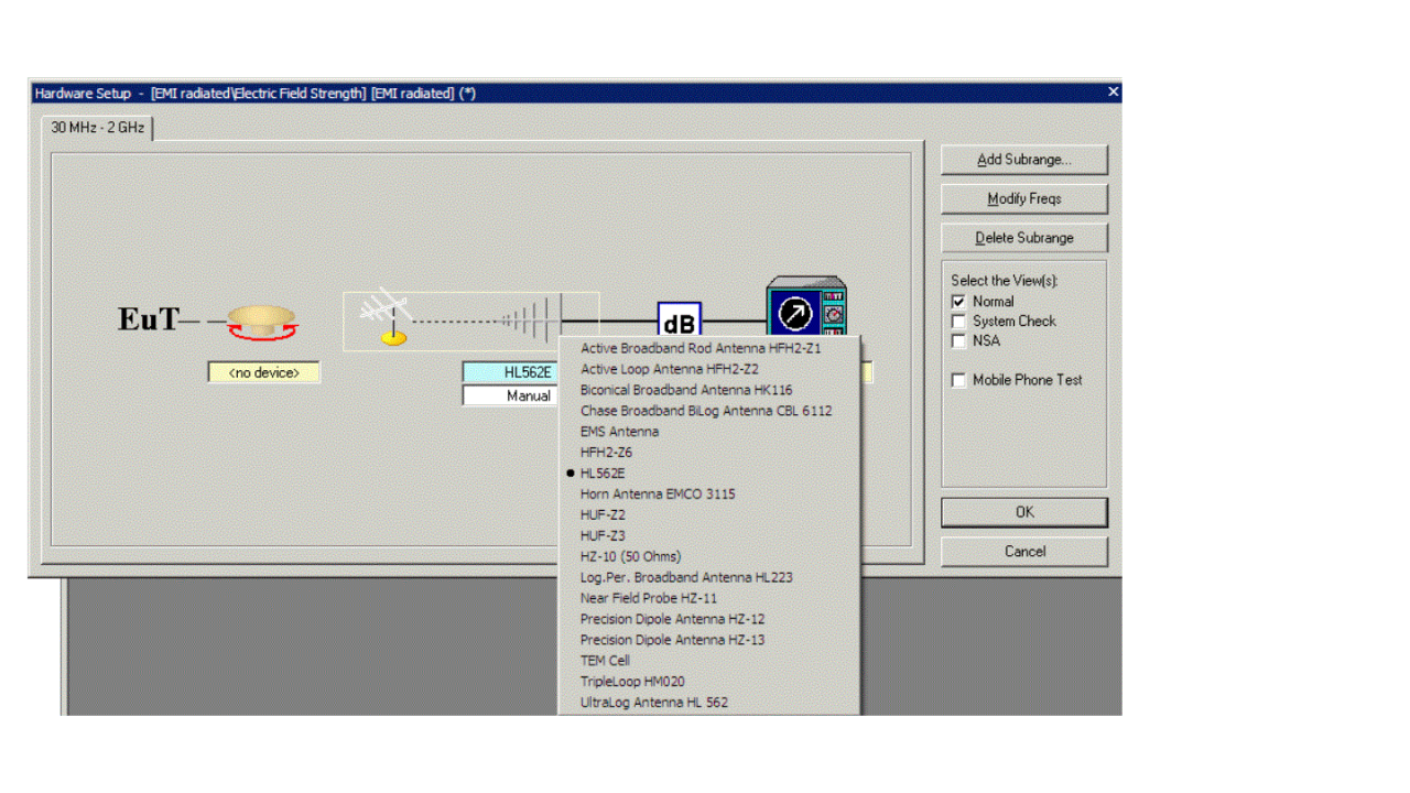 如何为新天线配置 EMC32 – 屏幕 5