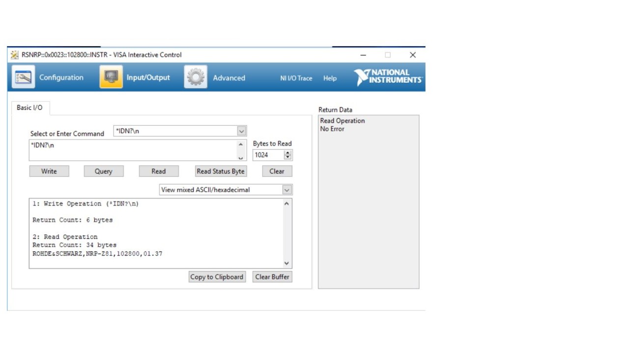 R&S NRP-Z Sensor is not available in NI VISA - screen 2