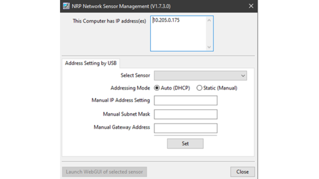 NRP series - not able to determine IP address in a network without DHCP