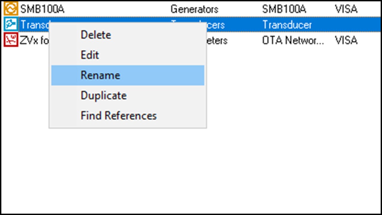 Configured devices