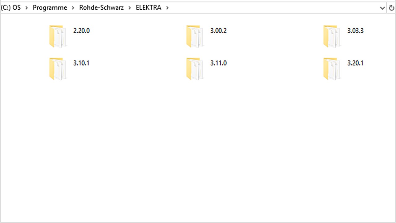 ELEKTRA program files
