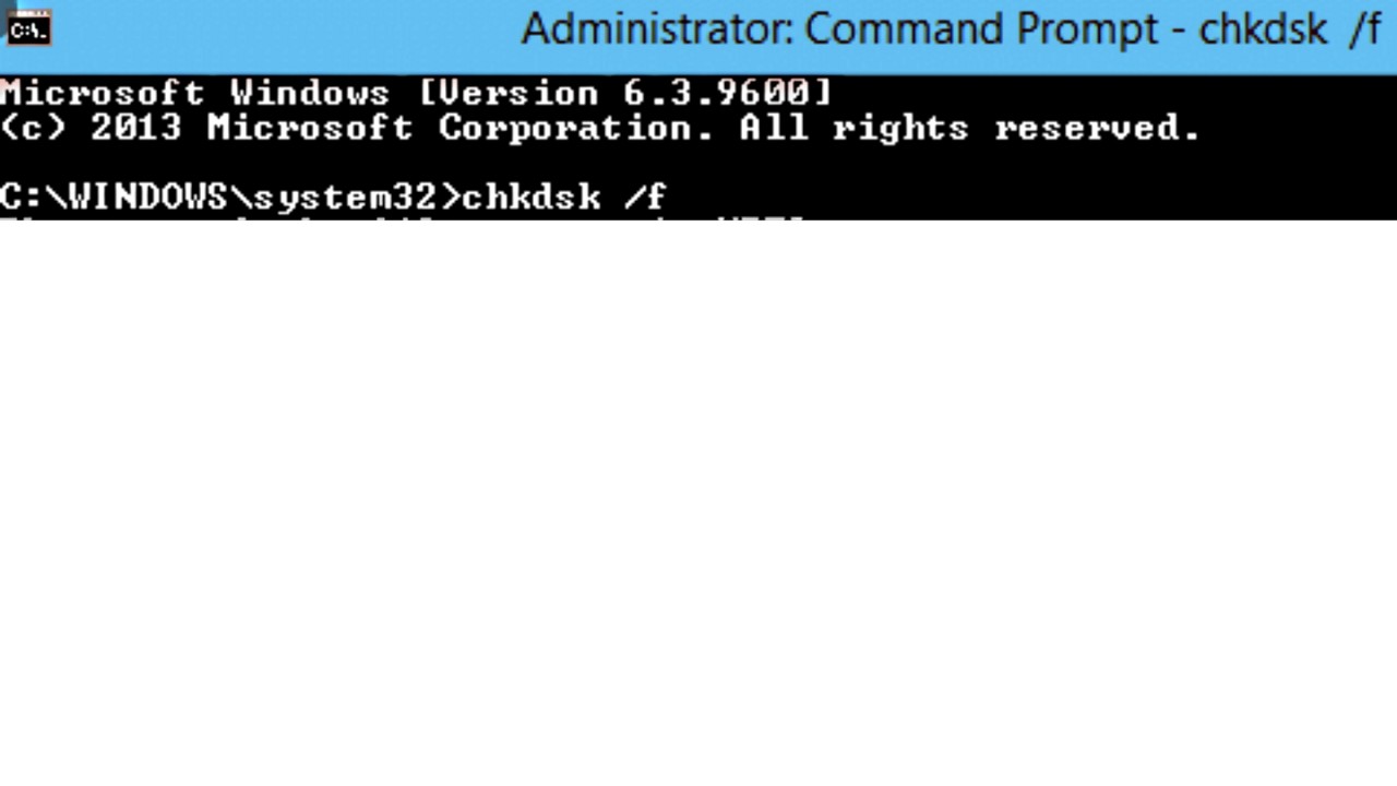 Windows 磁盘修复工具
