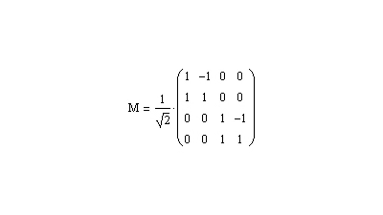 Calculate the mixed-mode S-parameter from an S4P file