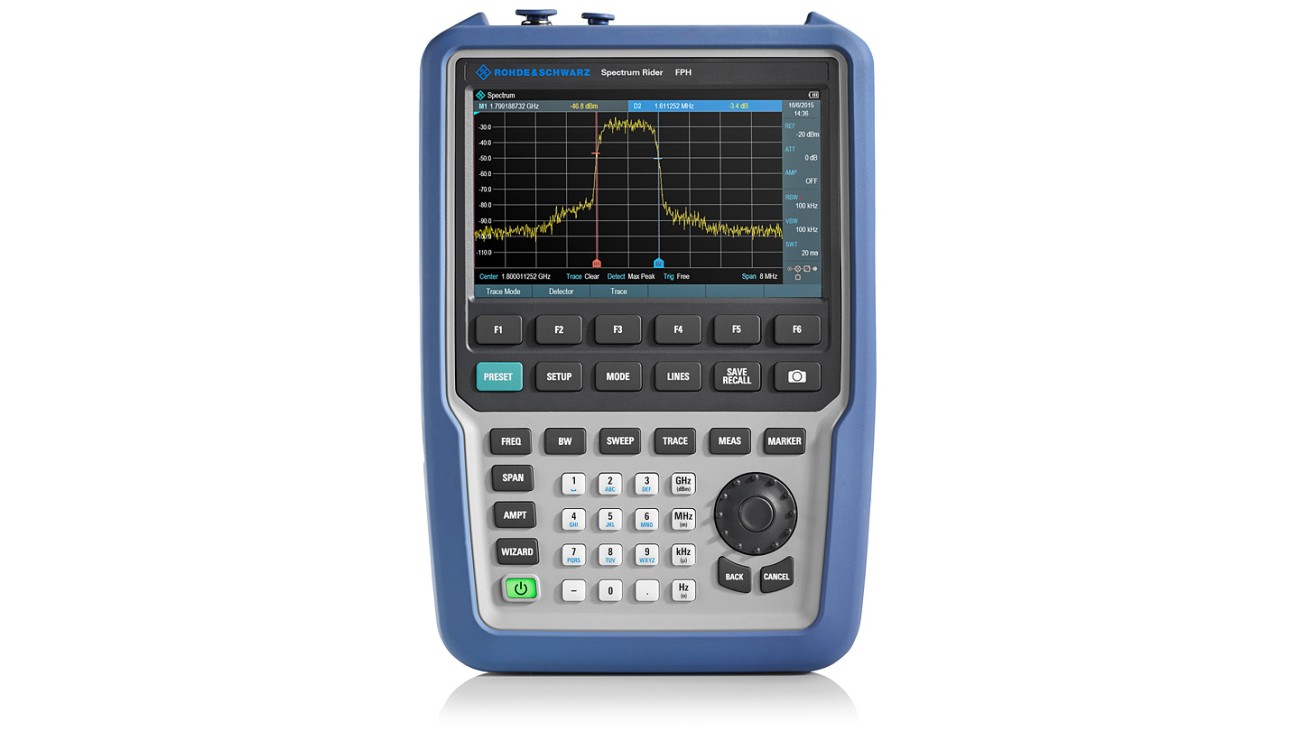 R&S®Spectrum Rider FPH handheld spectrum analzyer