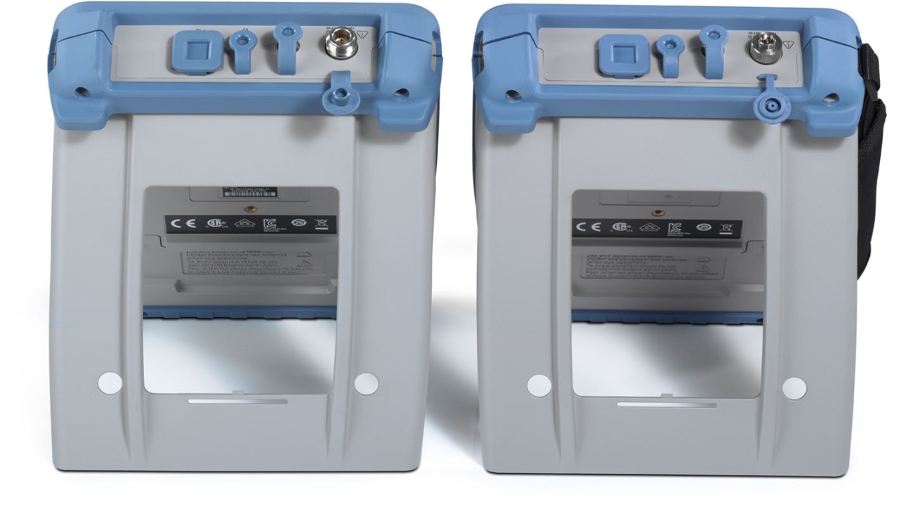 R&S®Spectrum Rider FPH handheld spectrum analzyer, rear view