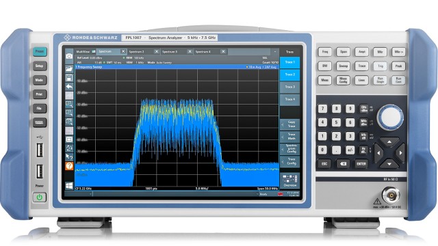 R&S®FPL1000 Spectrum analyzer, front view