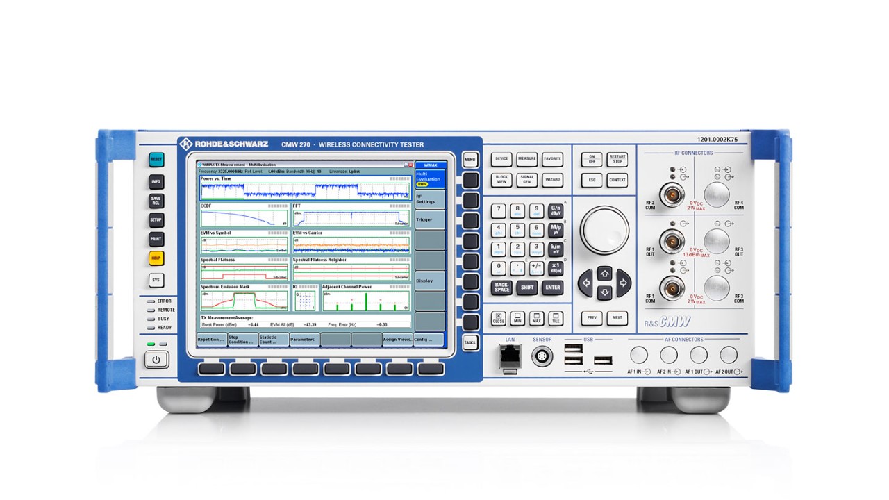 R&S®CMW270 wireless connectivity tester