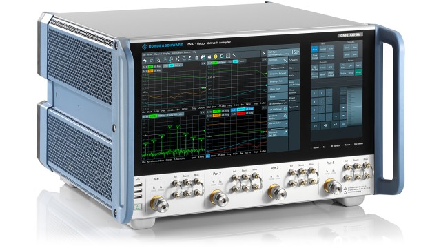 R&S®ZNA vector network analyzer, side view