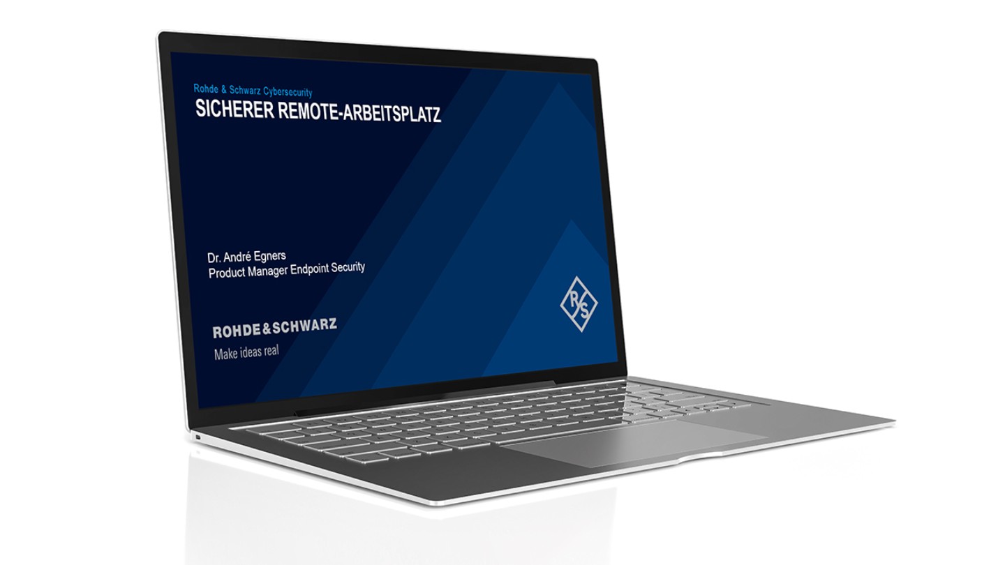 Sicherer Remote-Arbeitsplatz mit R&S®Trusted VPN Client