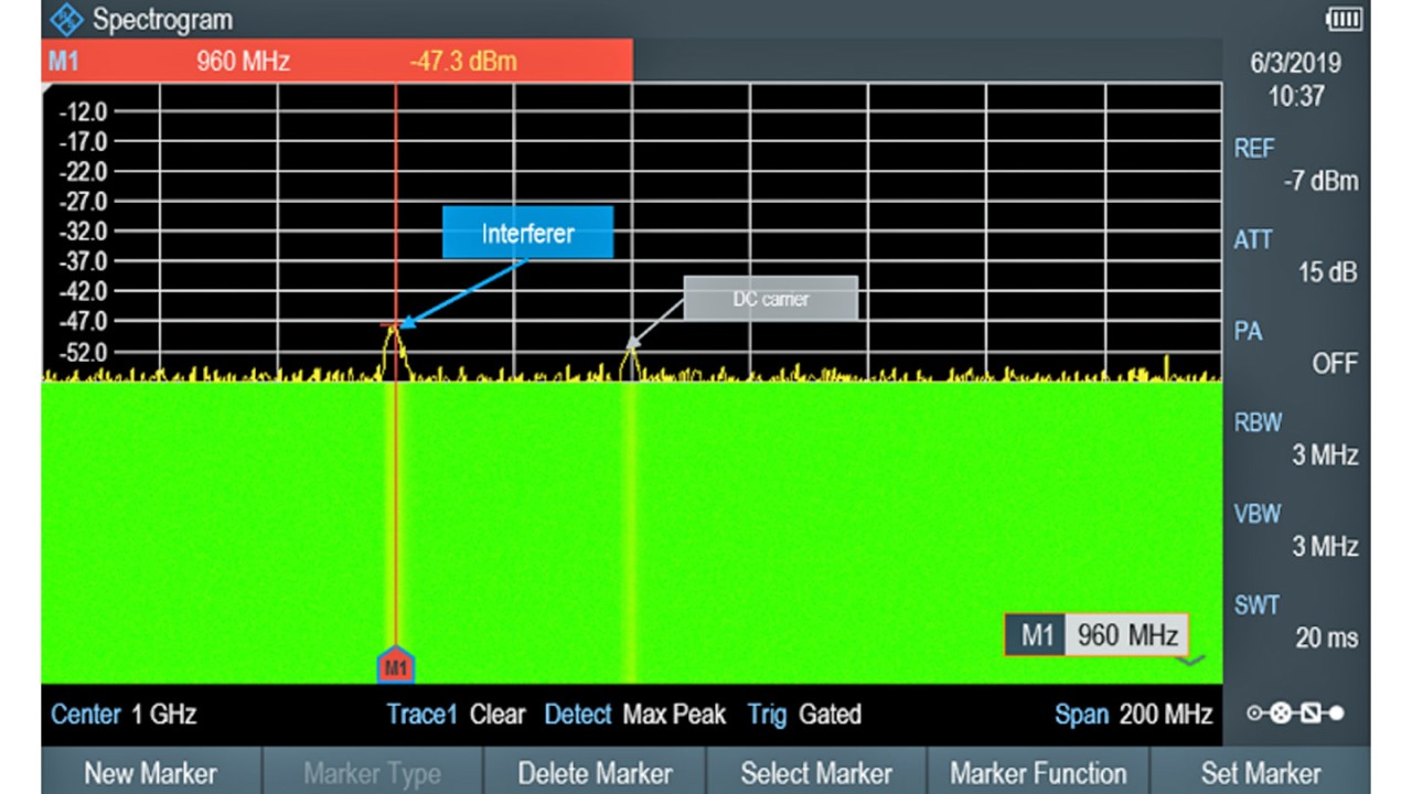 R&S®Spectrum Rider FPH screenshot