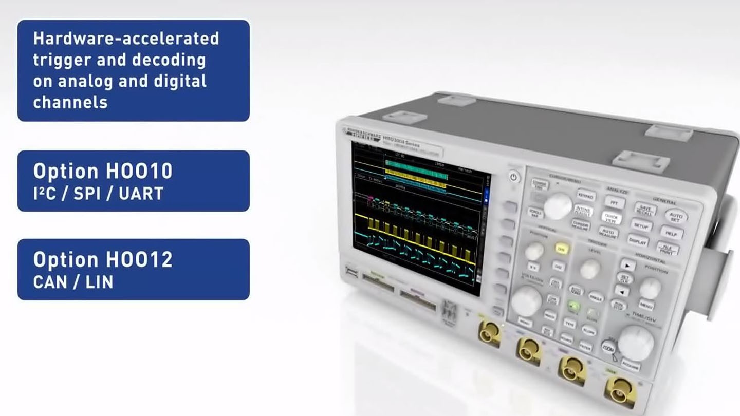 R&S®HMO3000 Digital Oscilloscopes
