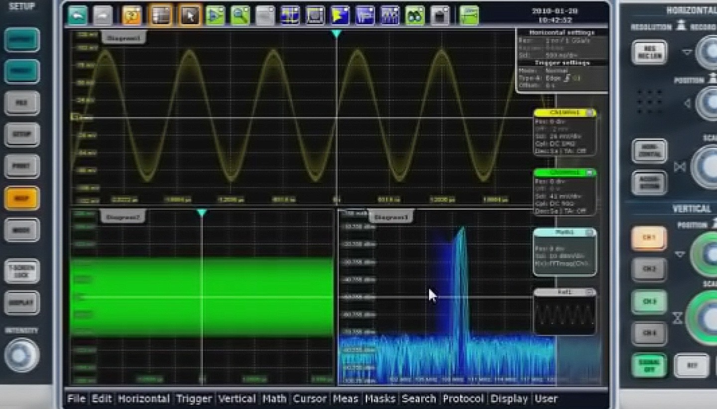 R&S®RTO details user interface