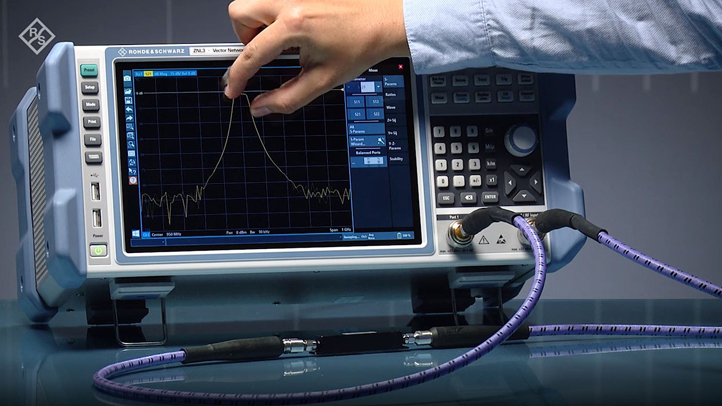The R&S®ZNL vector network analyzer is easy to use