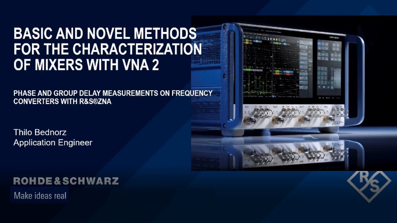 Basic and novel methods for the characterization of mixers with VNAs – part 2