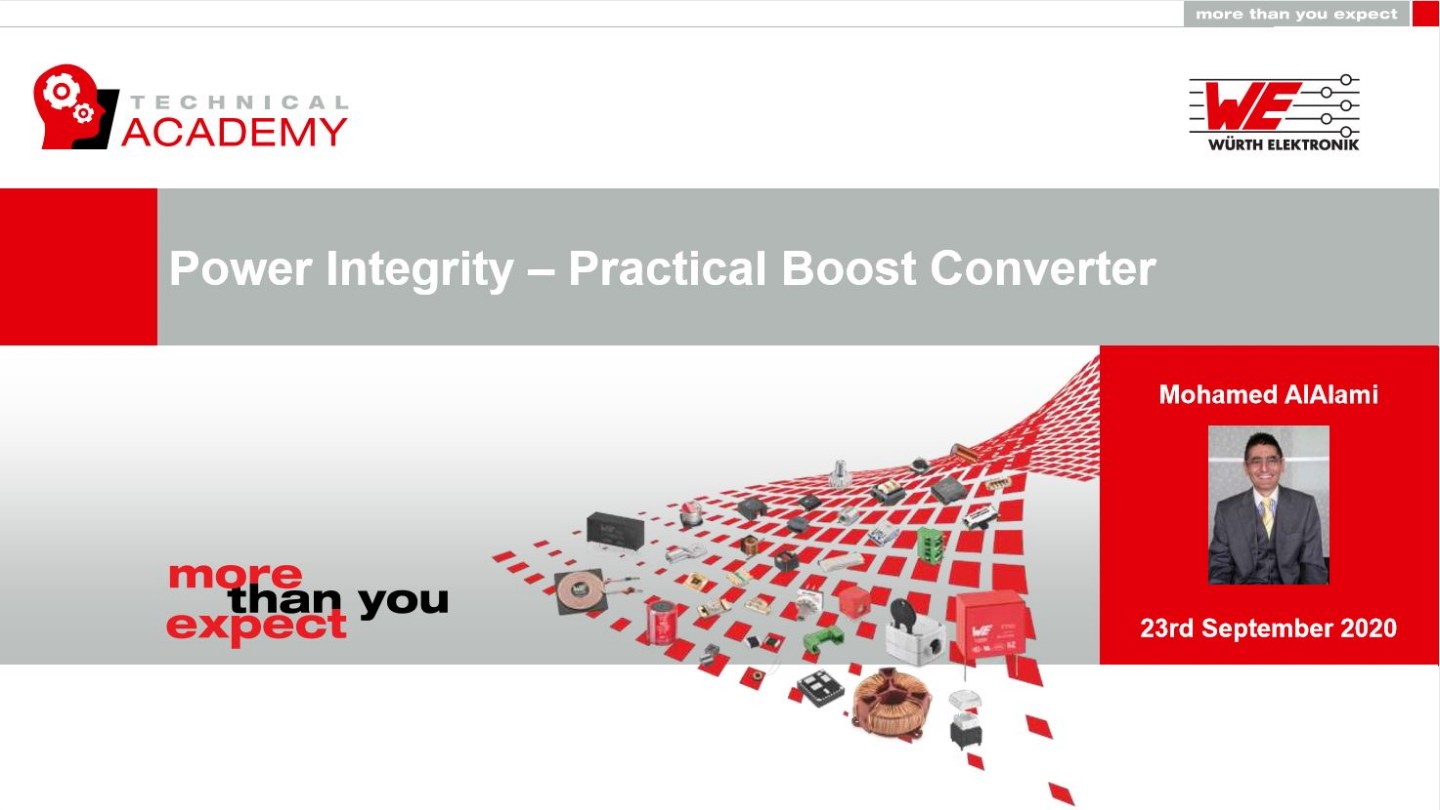 Power integrity – Practical Boost converter